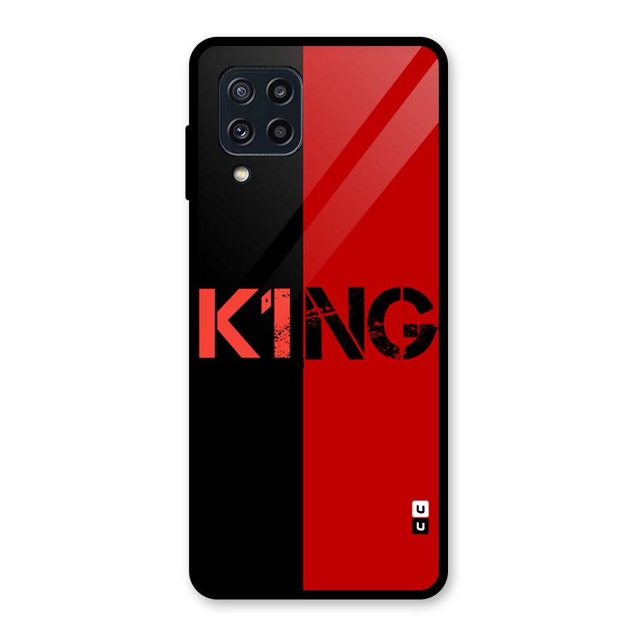 Only King Glass Back Case for Galaxy M32