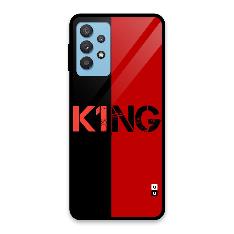 Only King Glass Back Case for Galaxy M32 5G