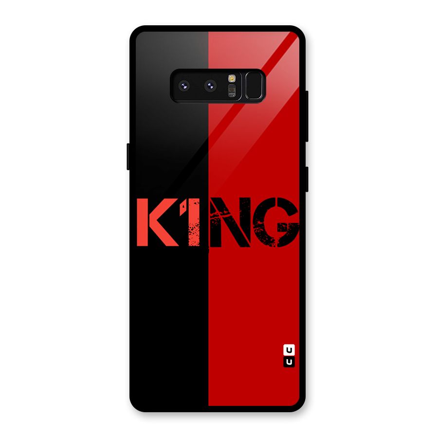 Only King Glass Back Case for Galaxy Note 8