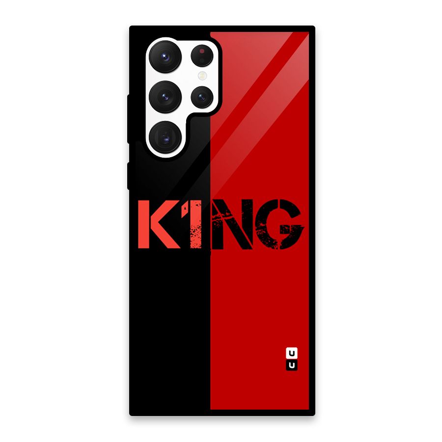 Only King Glass Back Case for Galaxy S22 Ultra 5G