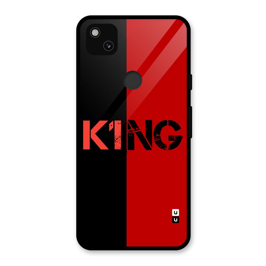 Only King Glass Back Case for Google Pixel 4a