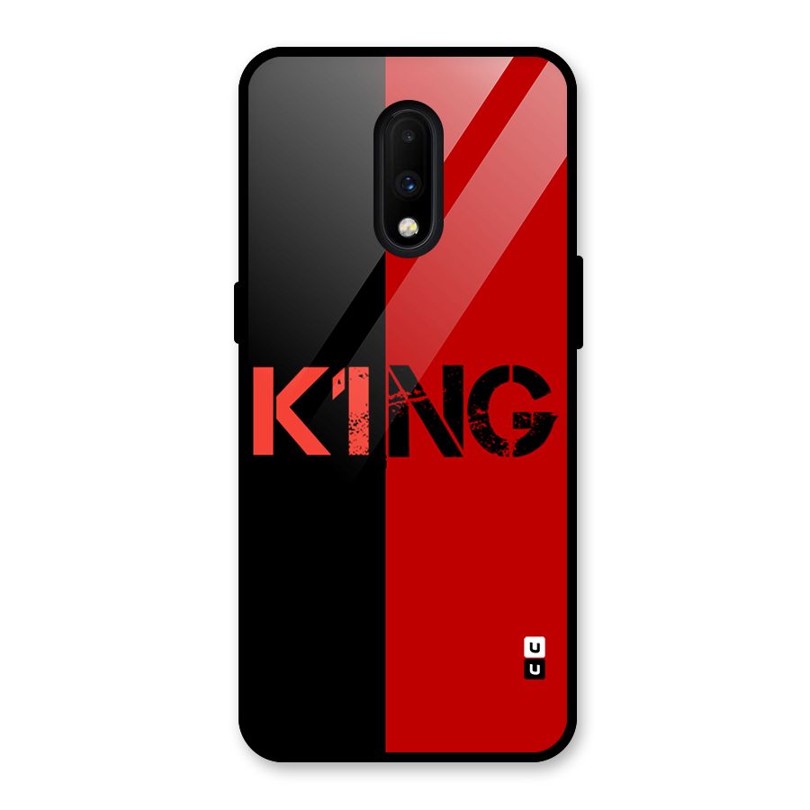 Only King Glass Back Case for OnePlus 7