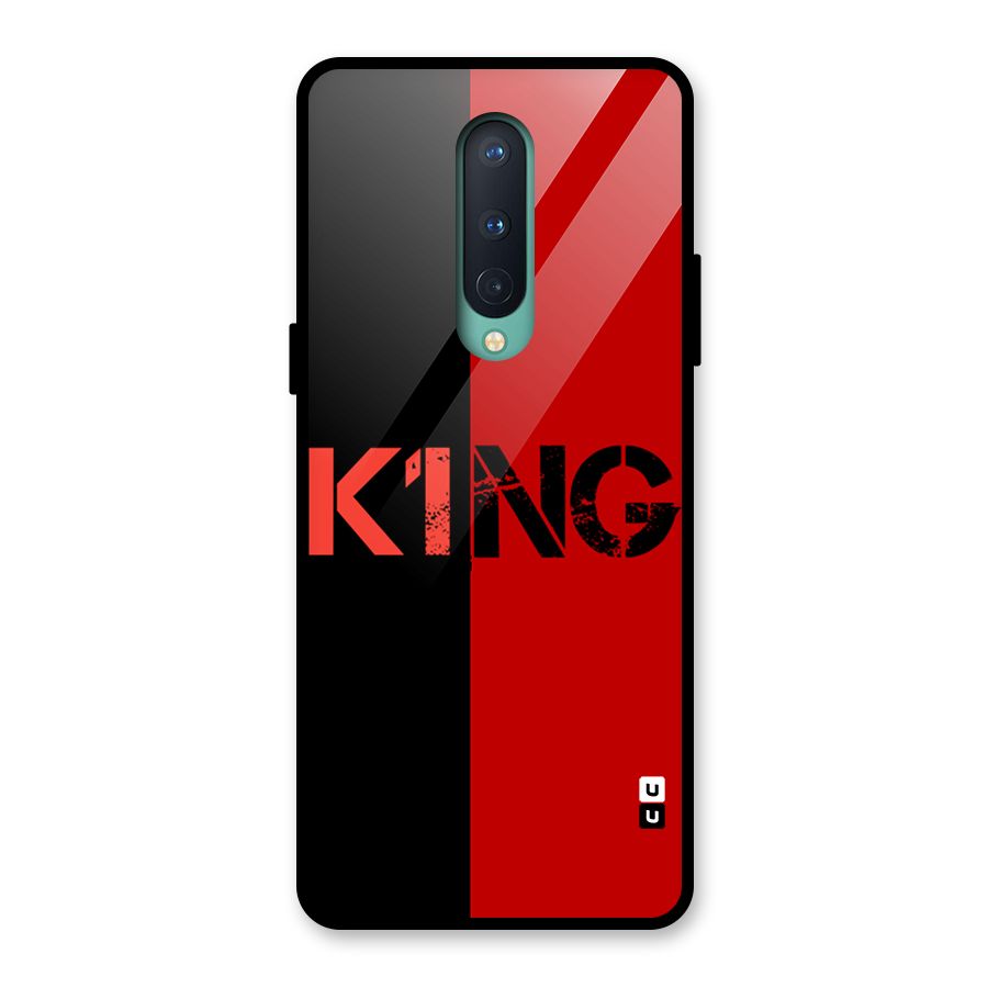 Only King Glass Back Case for OnePlus 8