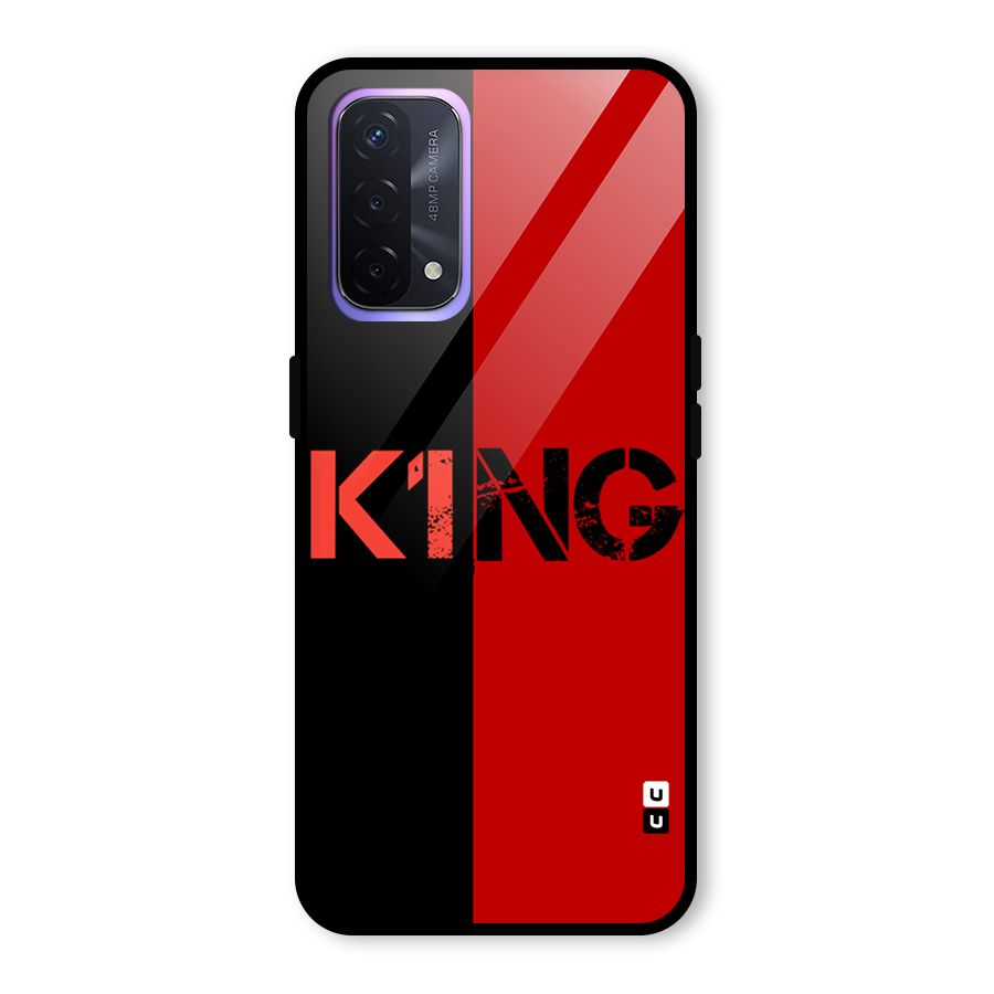 Only King Glass Back Case for Oppo A74 5G