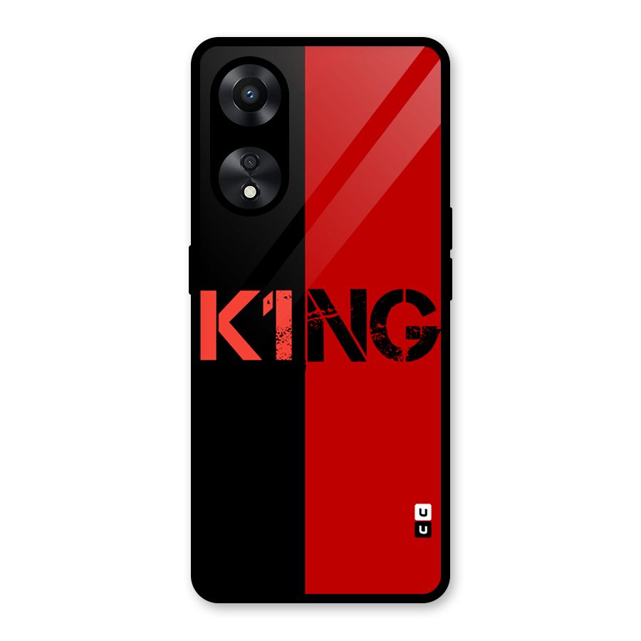 Only King Glass Back Case for Oppo A78