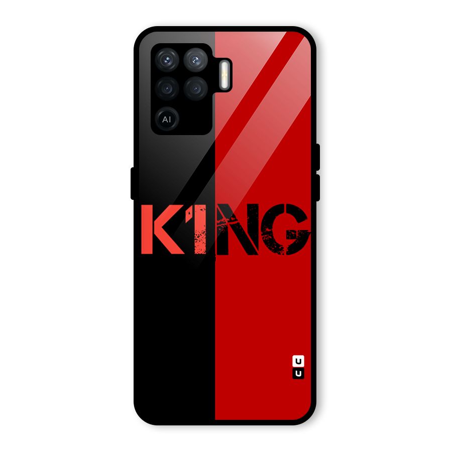 Only King Glass Back Case for Oppo F19 Pro