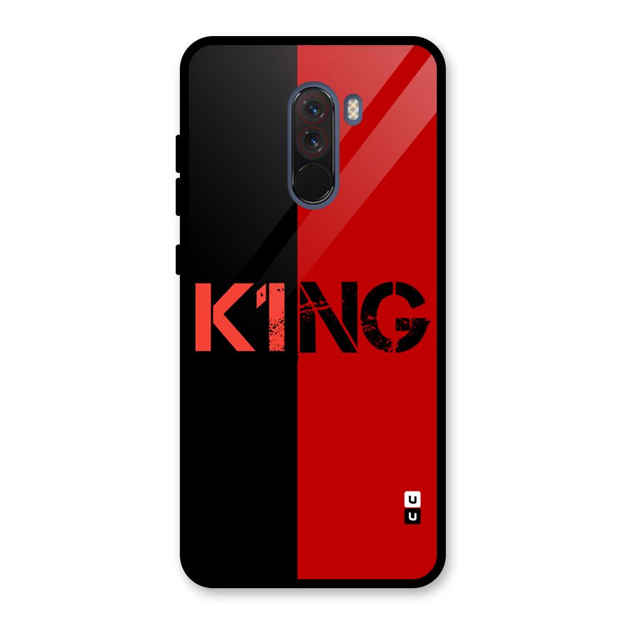 Only King Glass Back Case for Poco F1