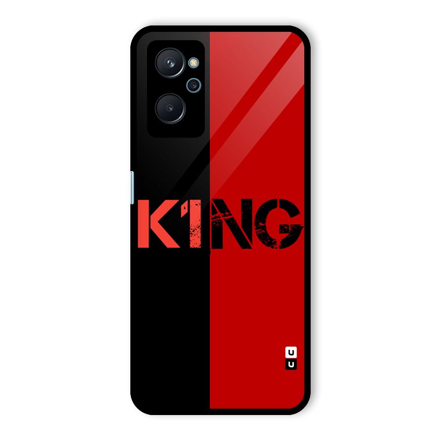 Only King Glass Back Case for Realme 9i