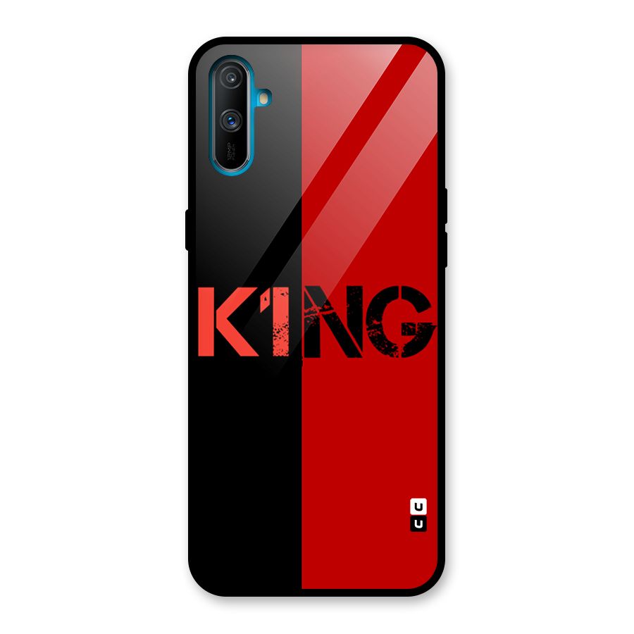 Only King Glass Back Case for Realme C3