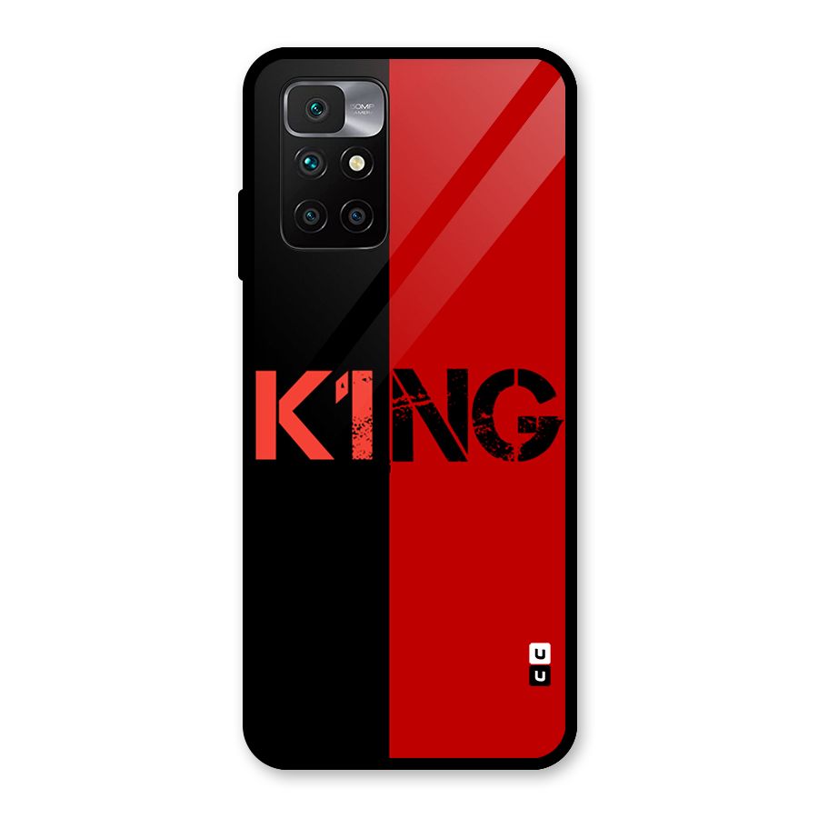 Only King Glass Back Case for Redmi 10 Prime