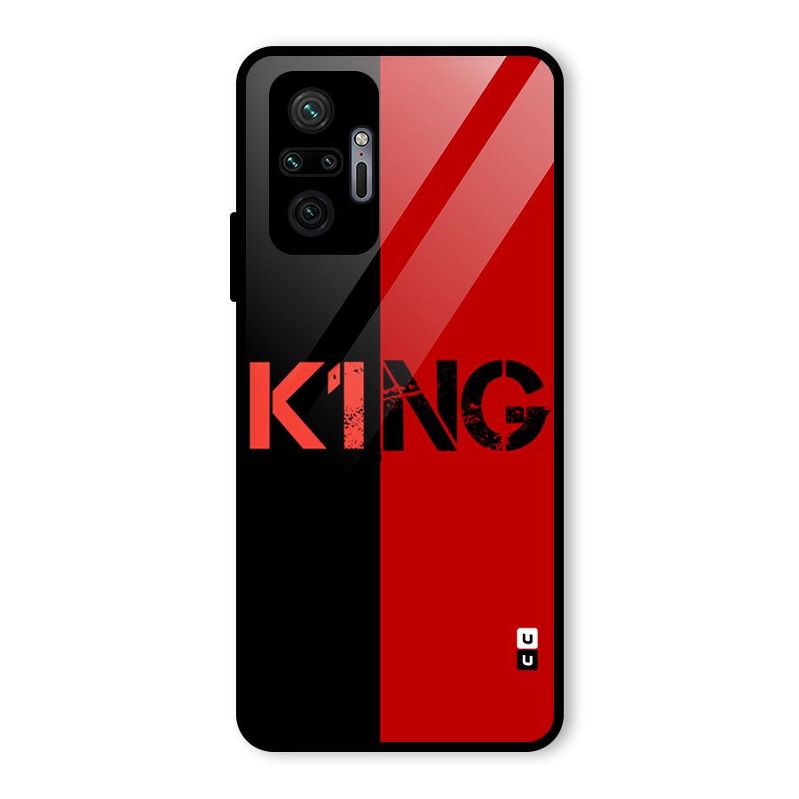 Only King Glass Back Case for Redmi Note 10 Pro Max