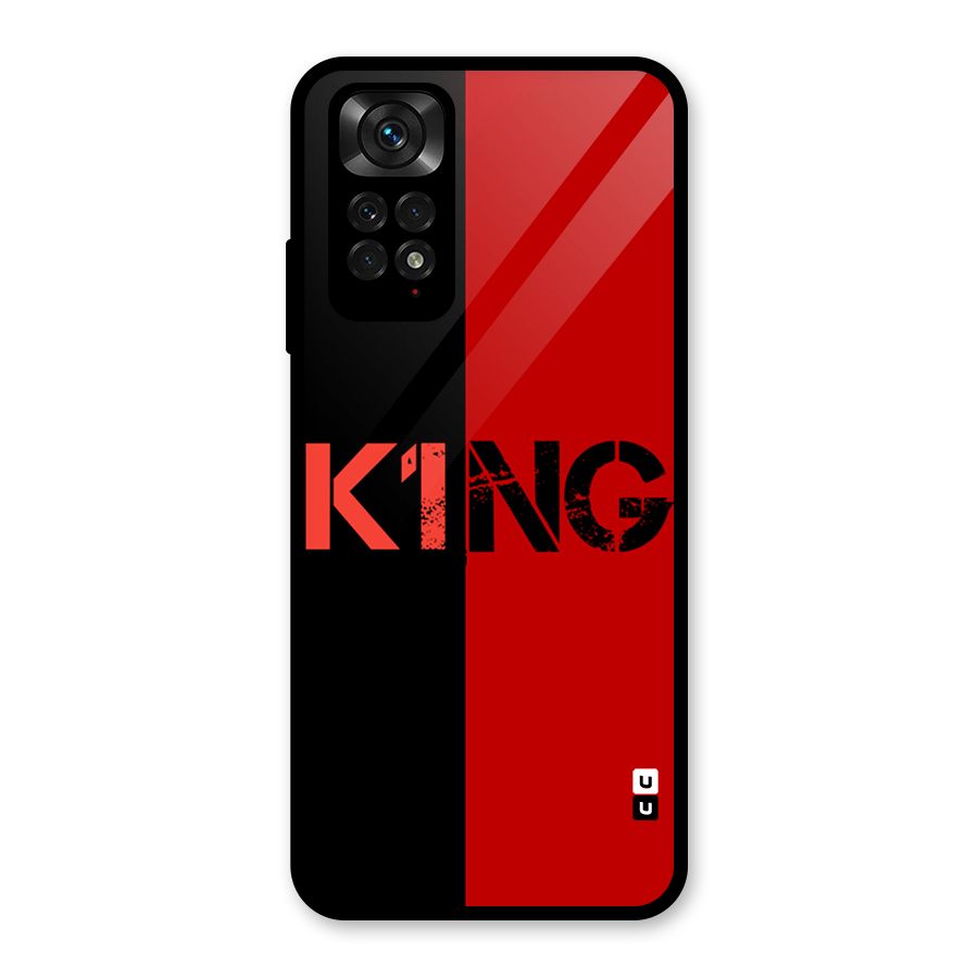 Only King Glass Back Case for Redmi Note 11