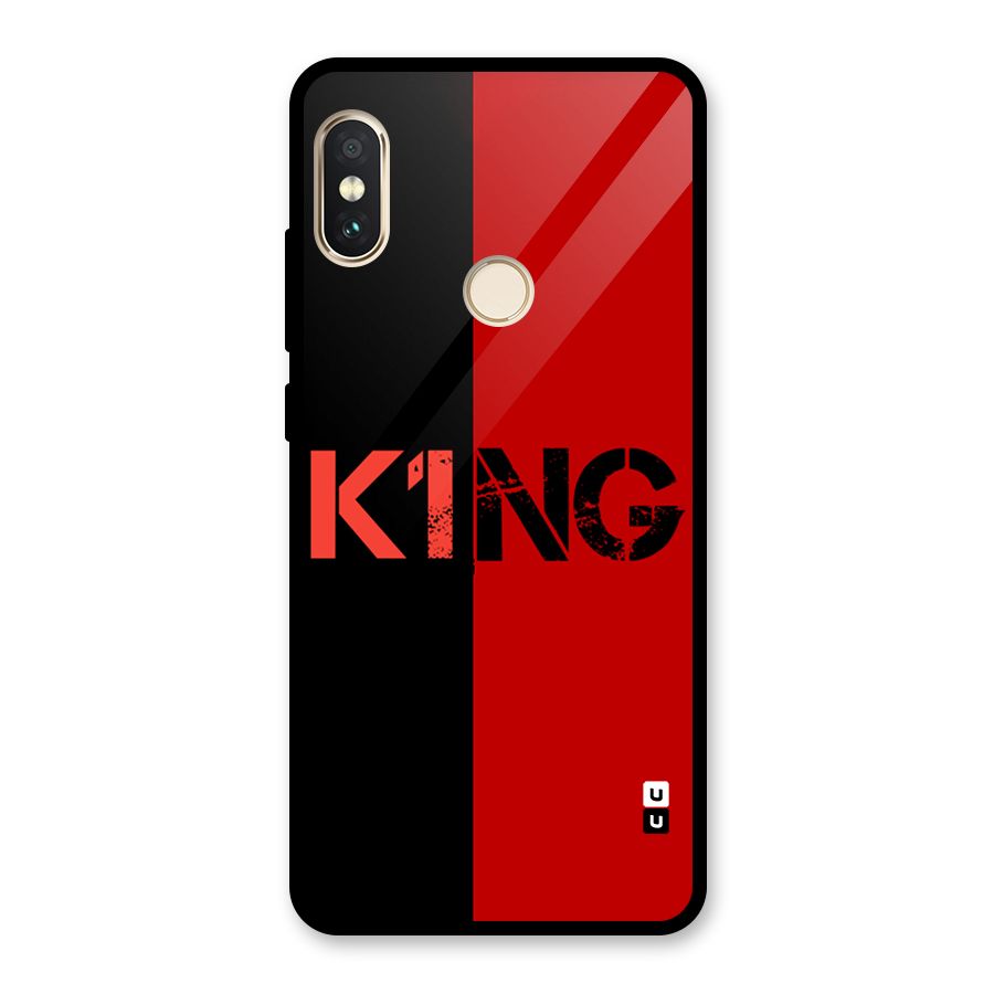 Only King Glass Back Case for Redmi Note 5 Pro