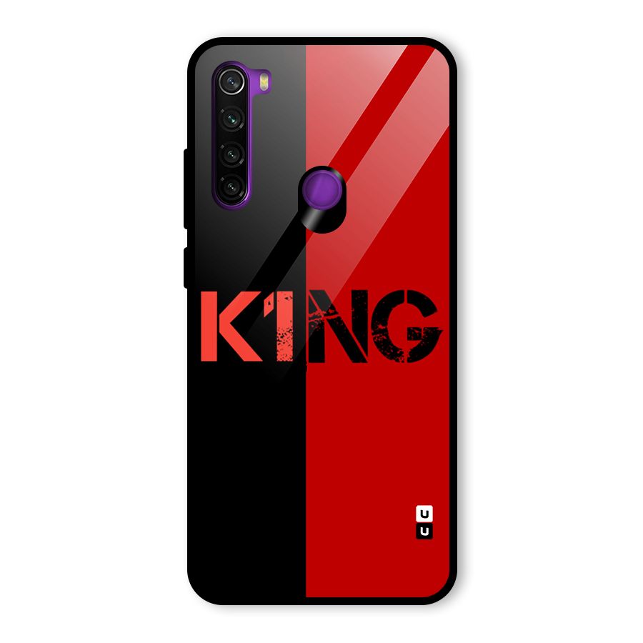 Only King Glass Back Case for Redmi Note 8
