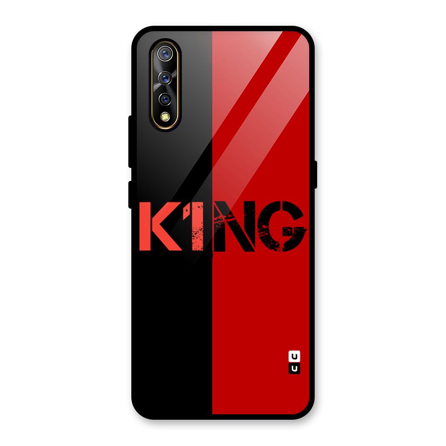 Only King Glass Back Case for Vivo S1