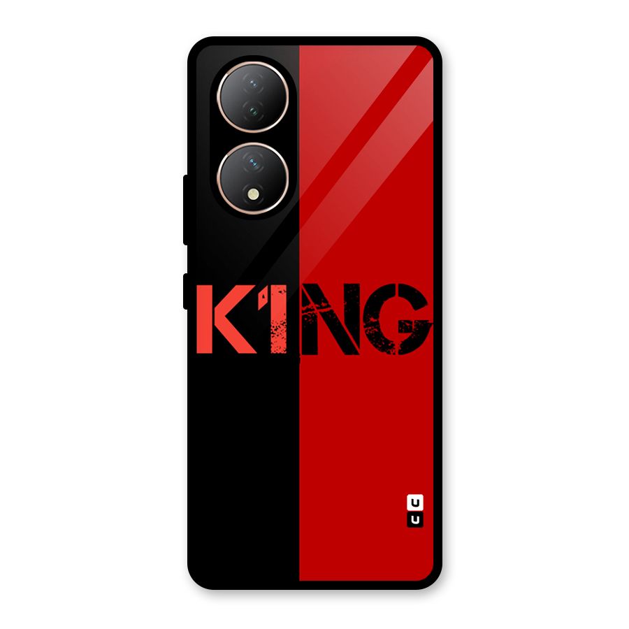 Only King Glass Back Case for Vivo T2