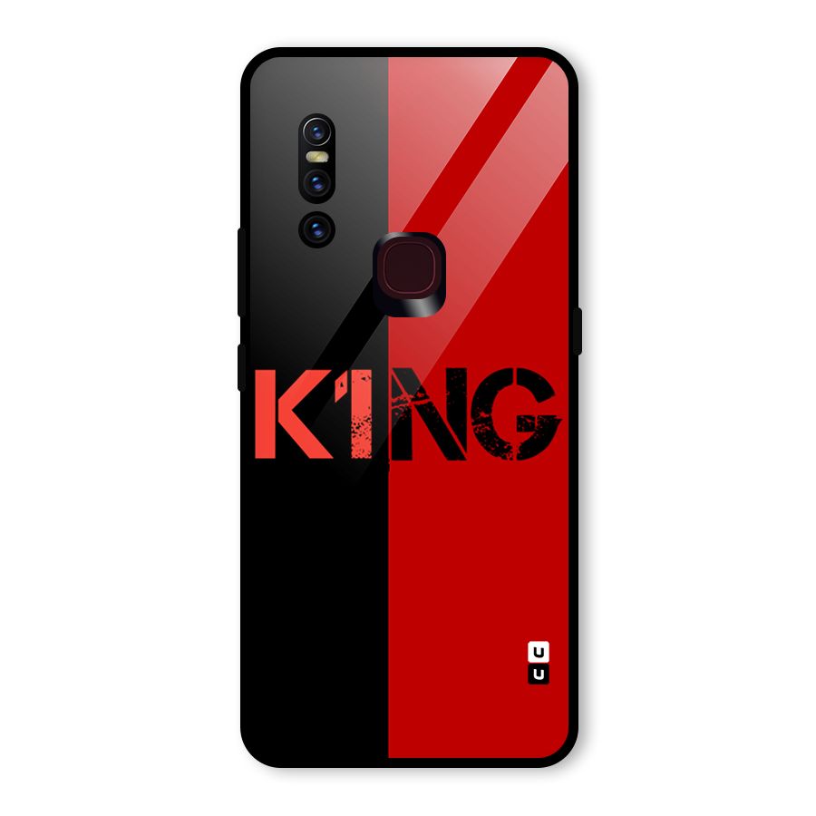 Only King Glass Back Case for Vivo V15