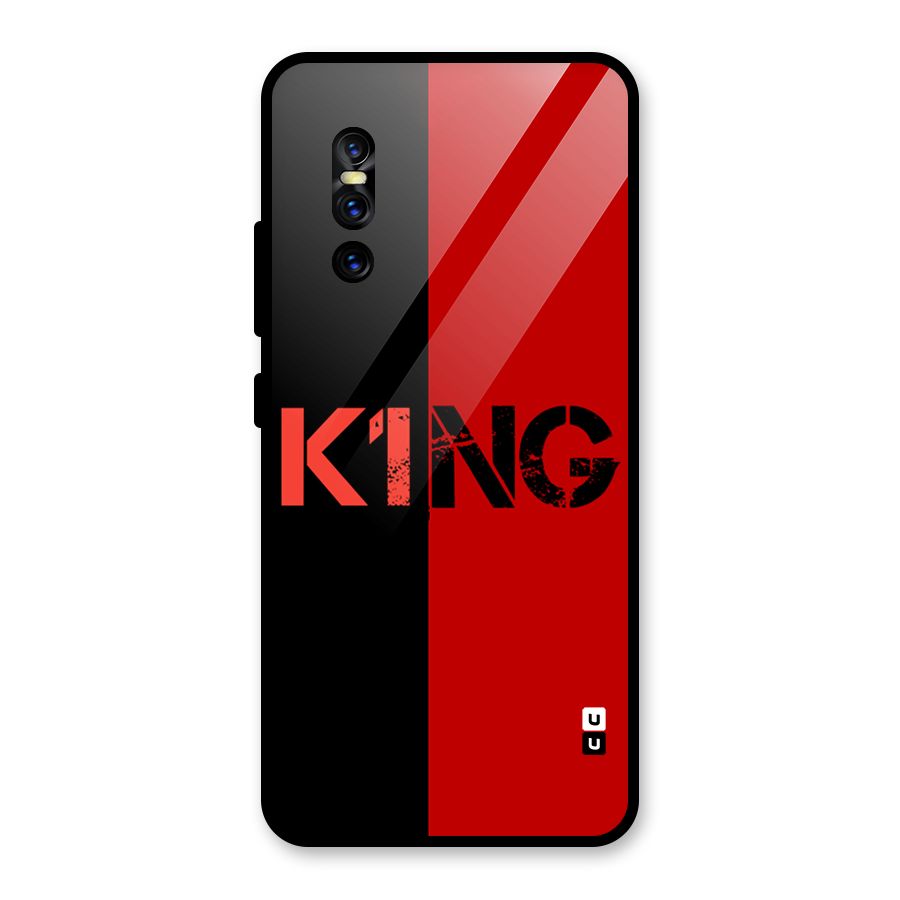 Only King Glass Back Case for Vivo V15 Pro