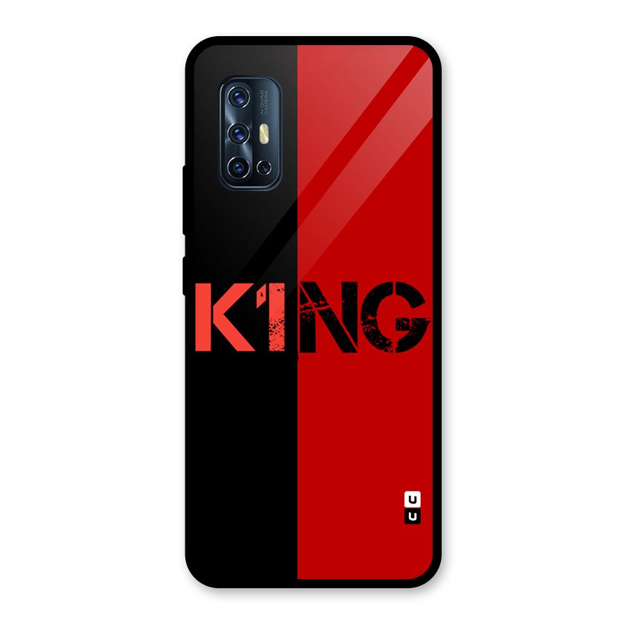 Only King Glass Back Case for Vivo V17