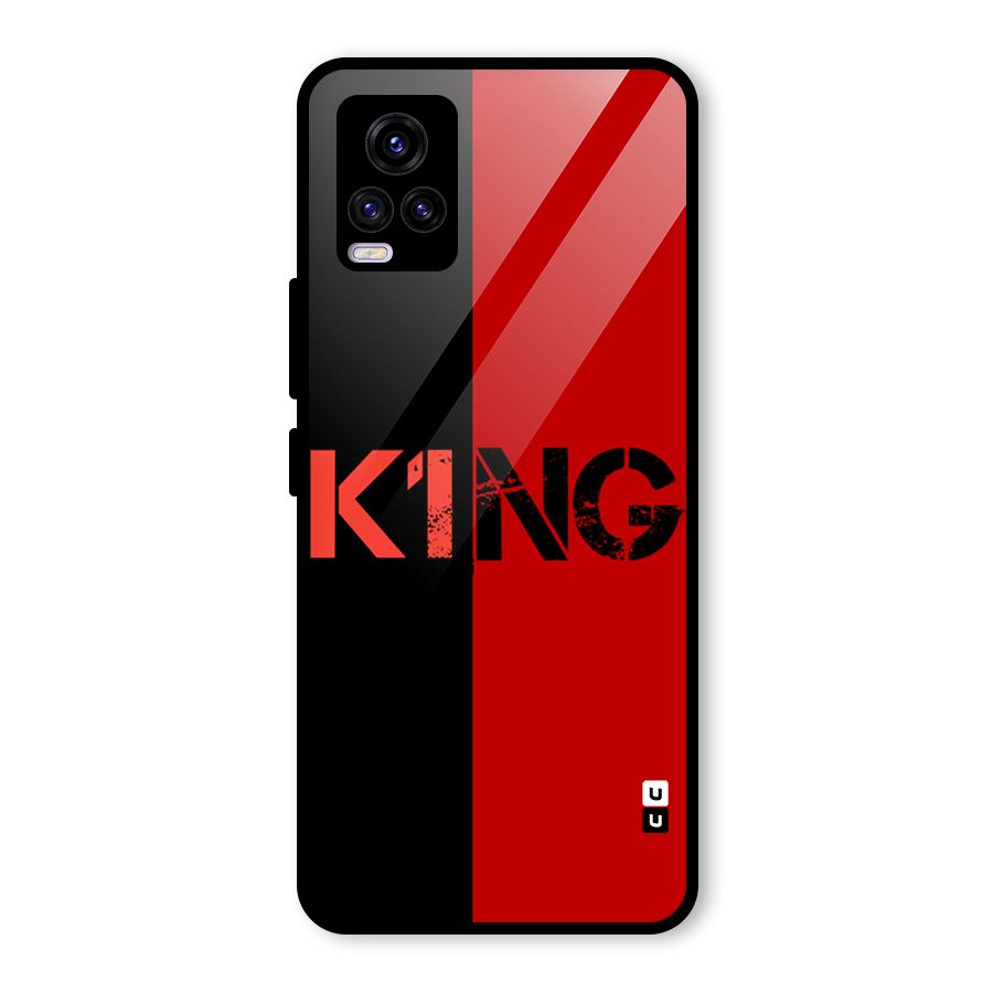 Only King Glass Back Case for Vivo V20 2021