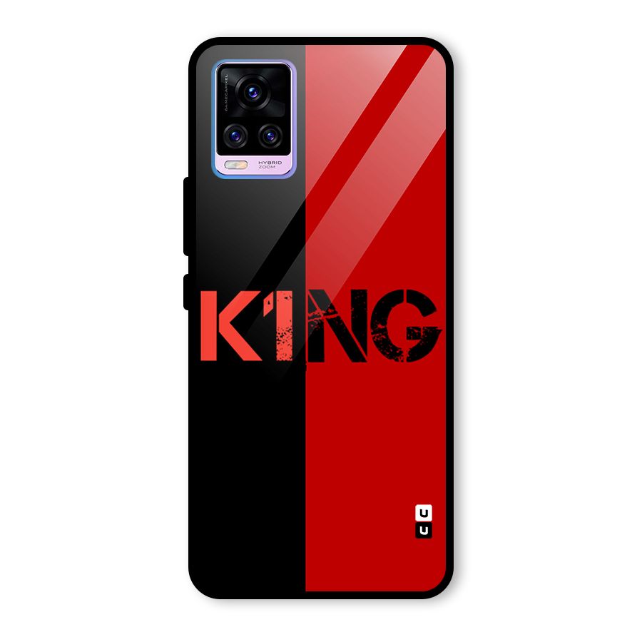 Only King Glass Back Case for Vivo V20 Pro