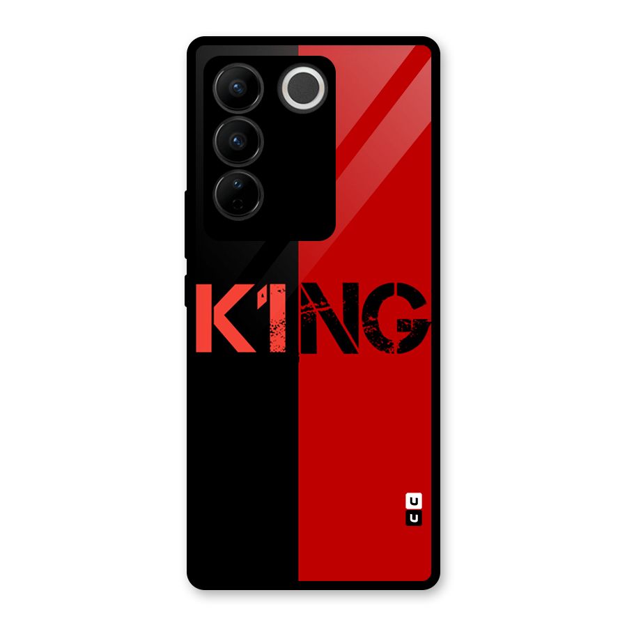 Only King Glass Back Case for Vivo V27