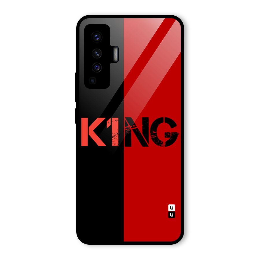 Only King Glass Back Case for Vivo X50