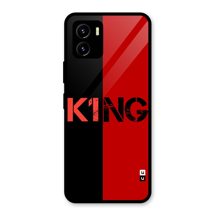 Only King Glass Back Case for Vivo Y15s