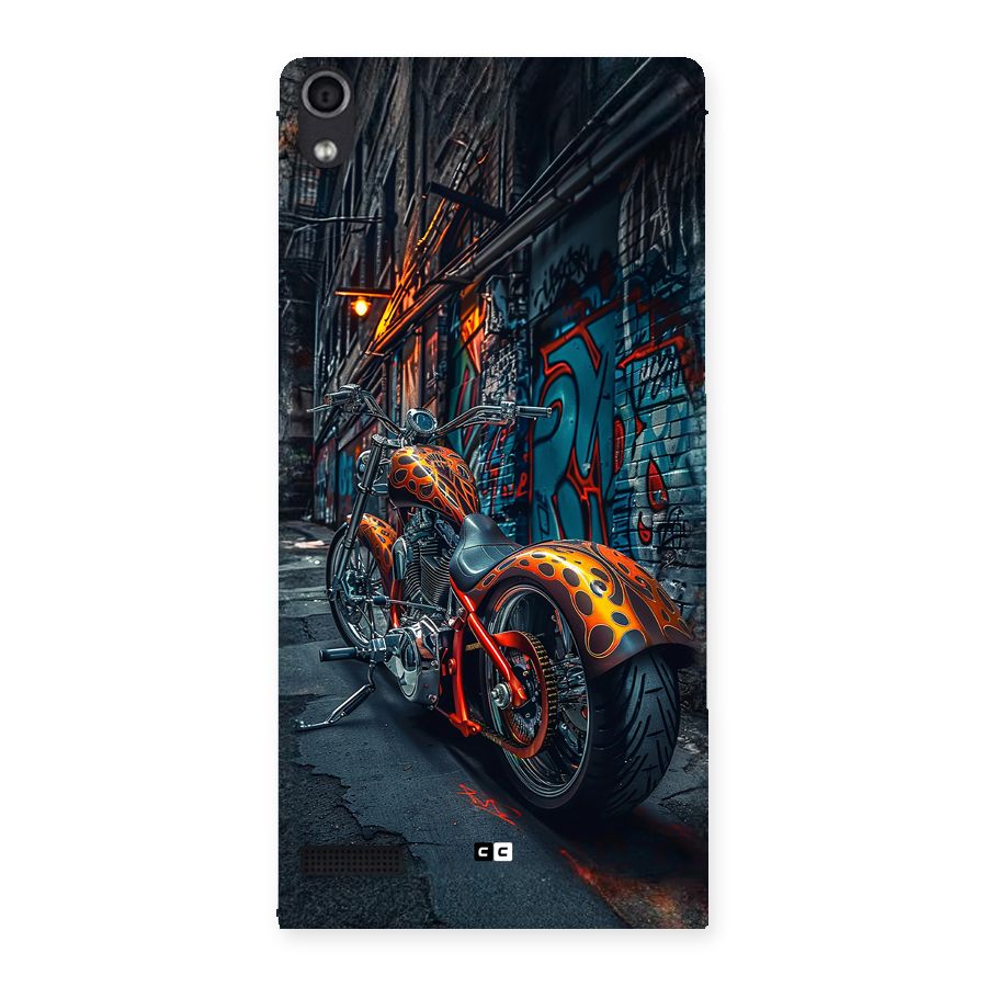 Orange Fatbike Back Case for Ascend P6