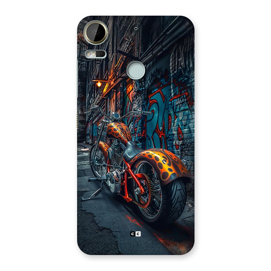 Orange Fatbike Back Case for Desire 10 Pro