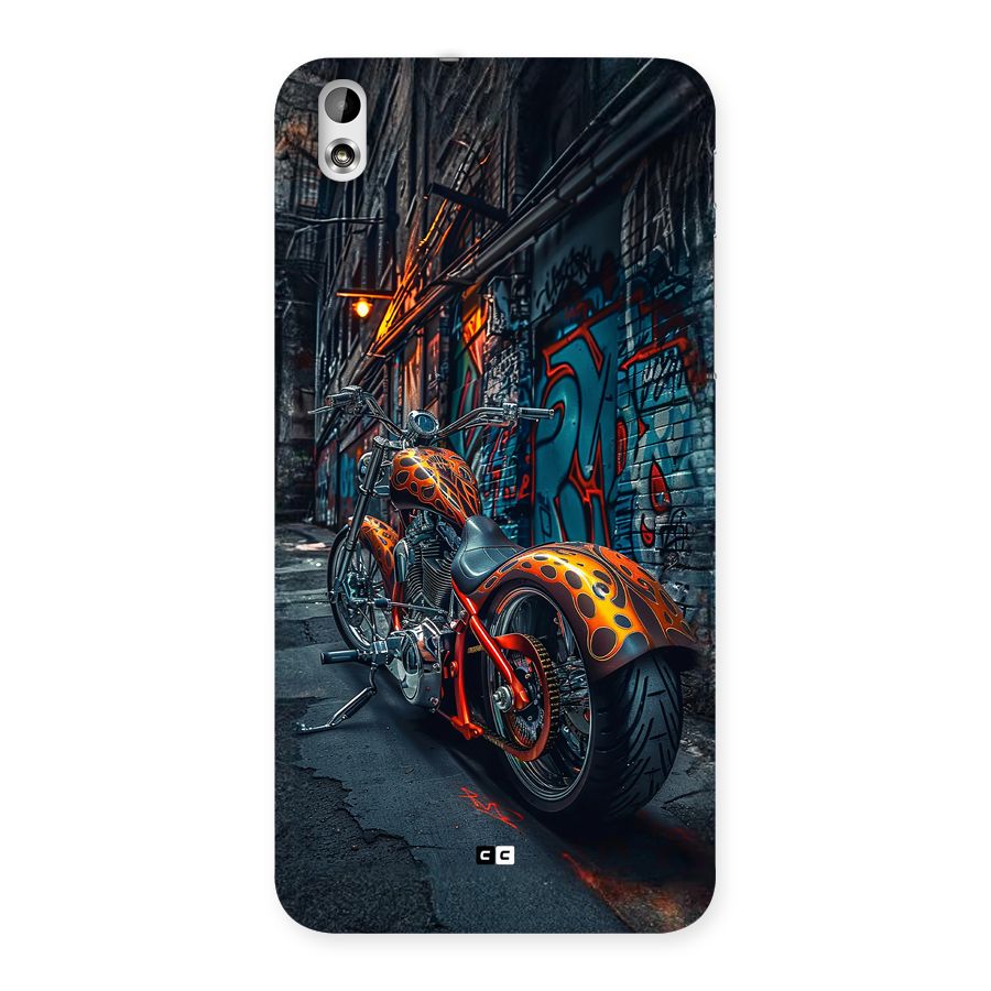 Orange Fatbike Back Case for Desire 816g