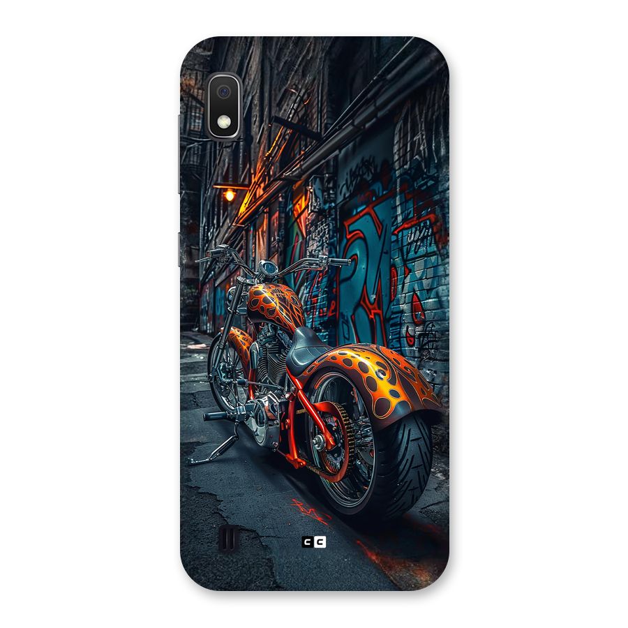 Orange Fatbike Back Case for Galaxy A10