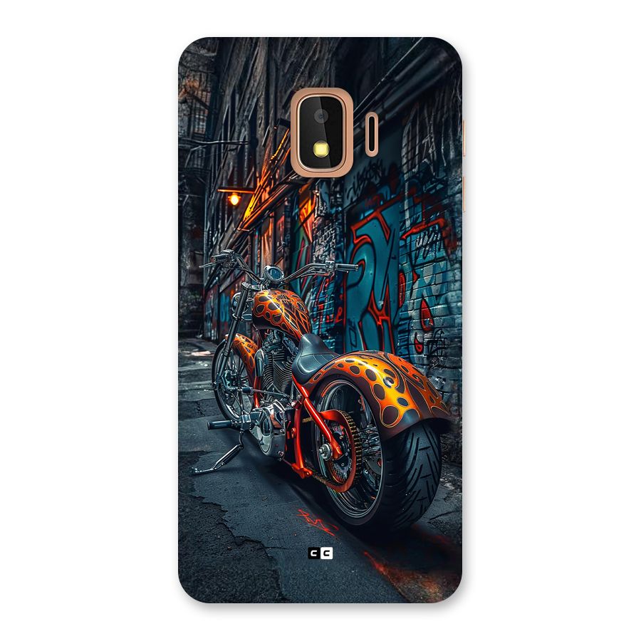 Orange Fatbike Back Case for Galaxy J2 Core