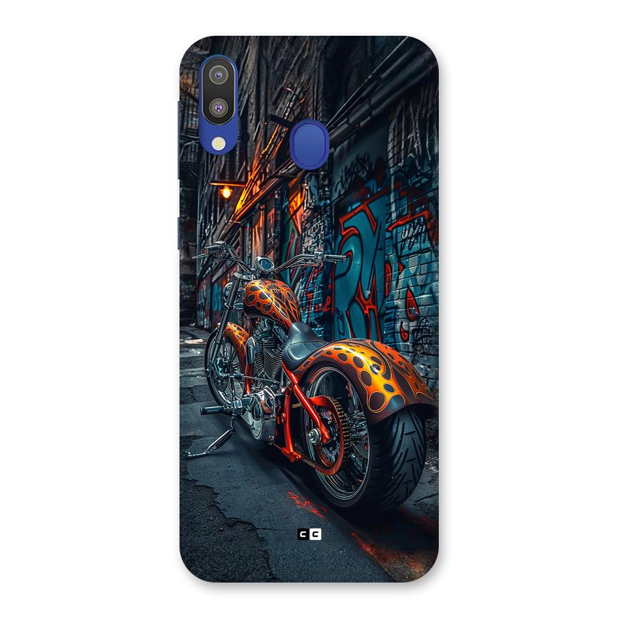 Orange Fatbike Back Case for Galaxy M20