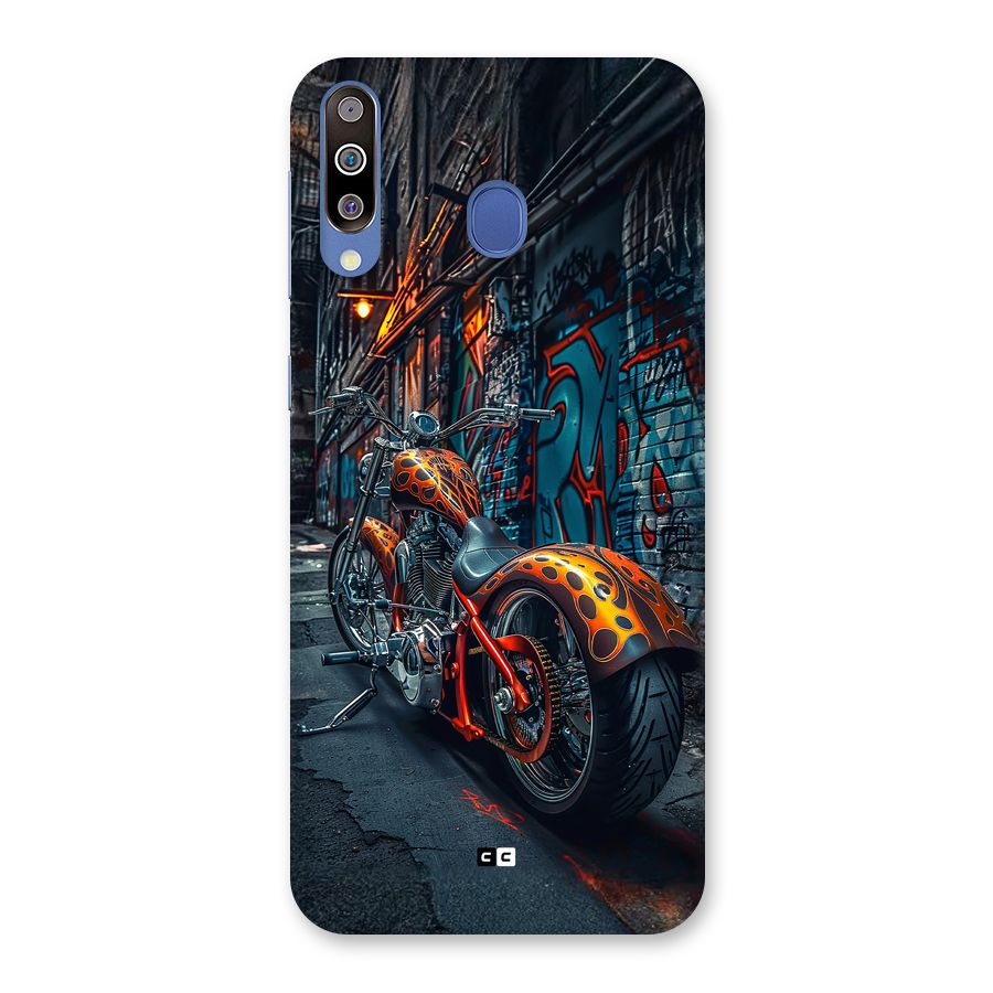 Orange Fatbike Back Case for Galaxy M30