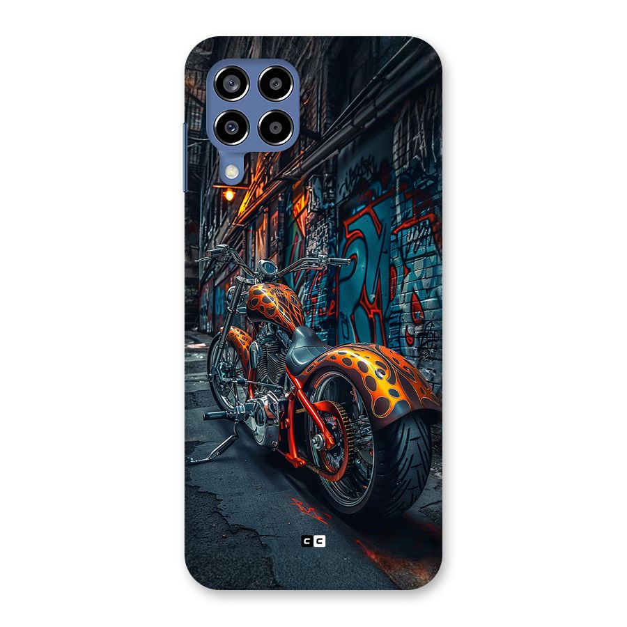 Orange Fatbike Back Case for Galaxy M53 5G