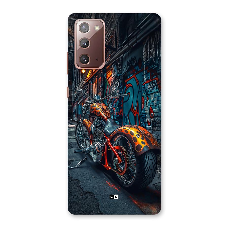 Orange Fatbike Back Case for Galaxy Note 20