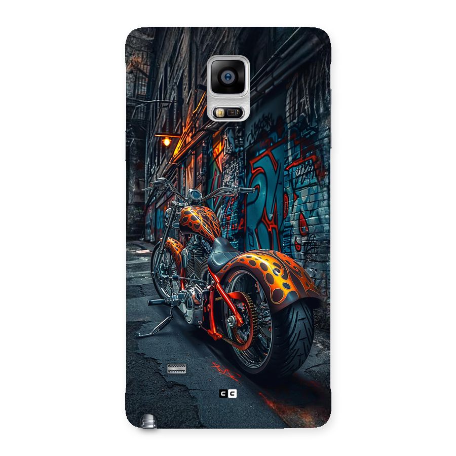 Orange Fatbike Back Case for Galaxy Note 4