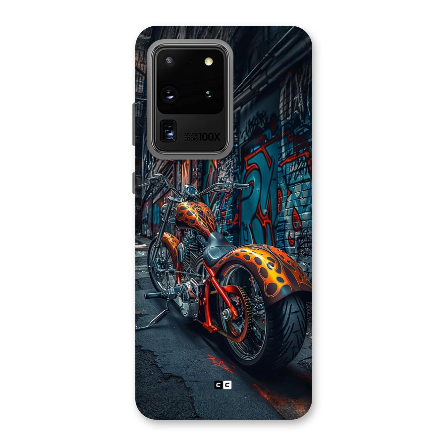 Orange Fatbike Back Case for Galaxy S20 Ultra