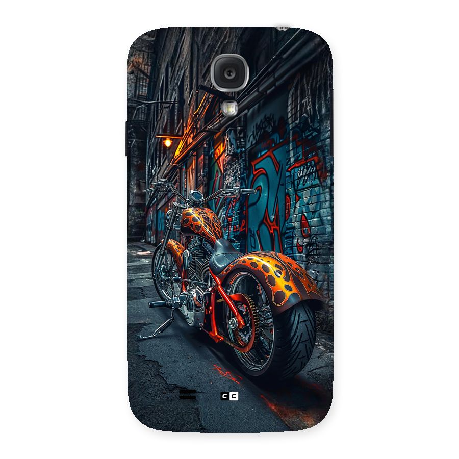 Orange Fatbike Back Case for Galaxy S4