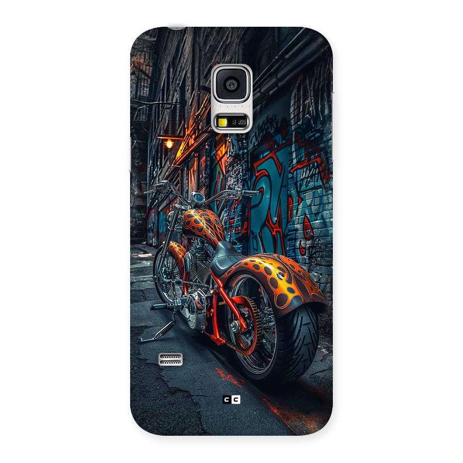 Orange Fatbike Back Case for Galaxy S5 Mini