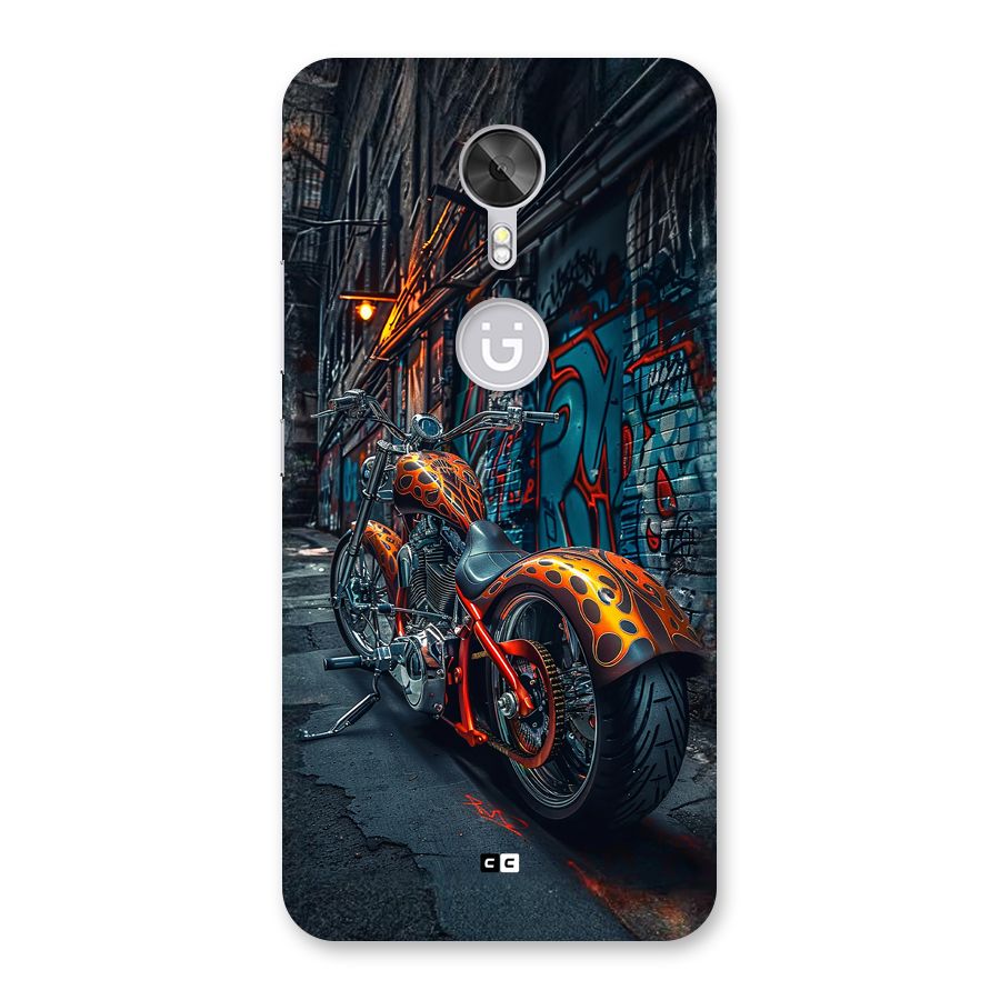 Orange Fatbike Back Case for Gionee A1
