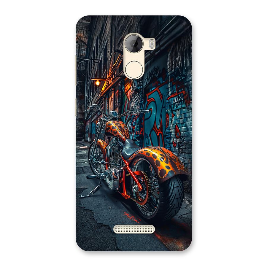 Orange Fatbike Back Case for Gionee A1 LIte