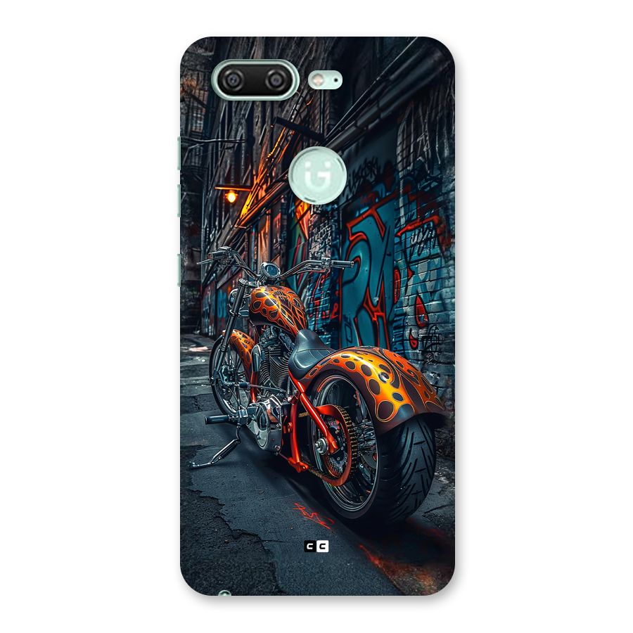 Orange Fatbike Back Case for Gionee S10