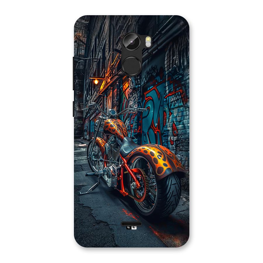 Orange Fatbike Back Case for Gionee X1