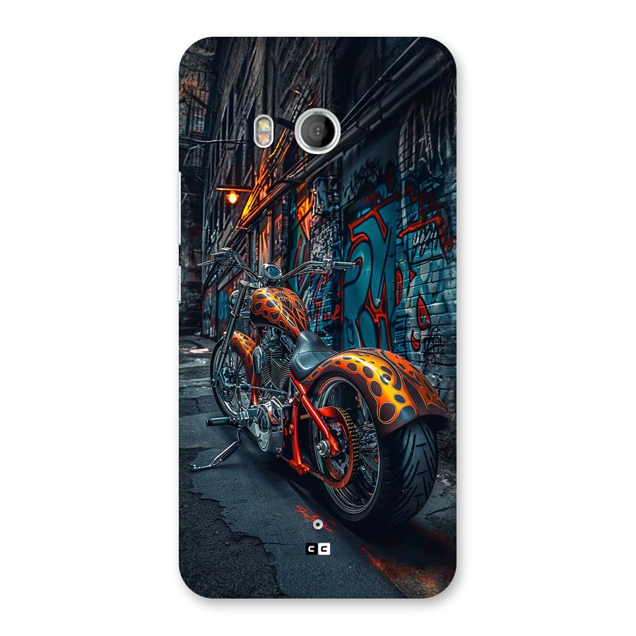 Orange Fatbike Back Case for HTC U11