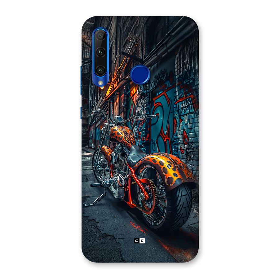 Orange Fatbike Back Case for Honor 20i
