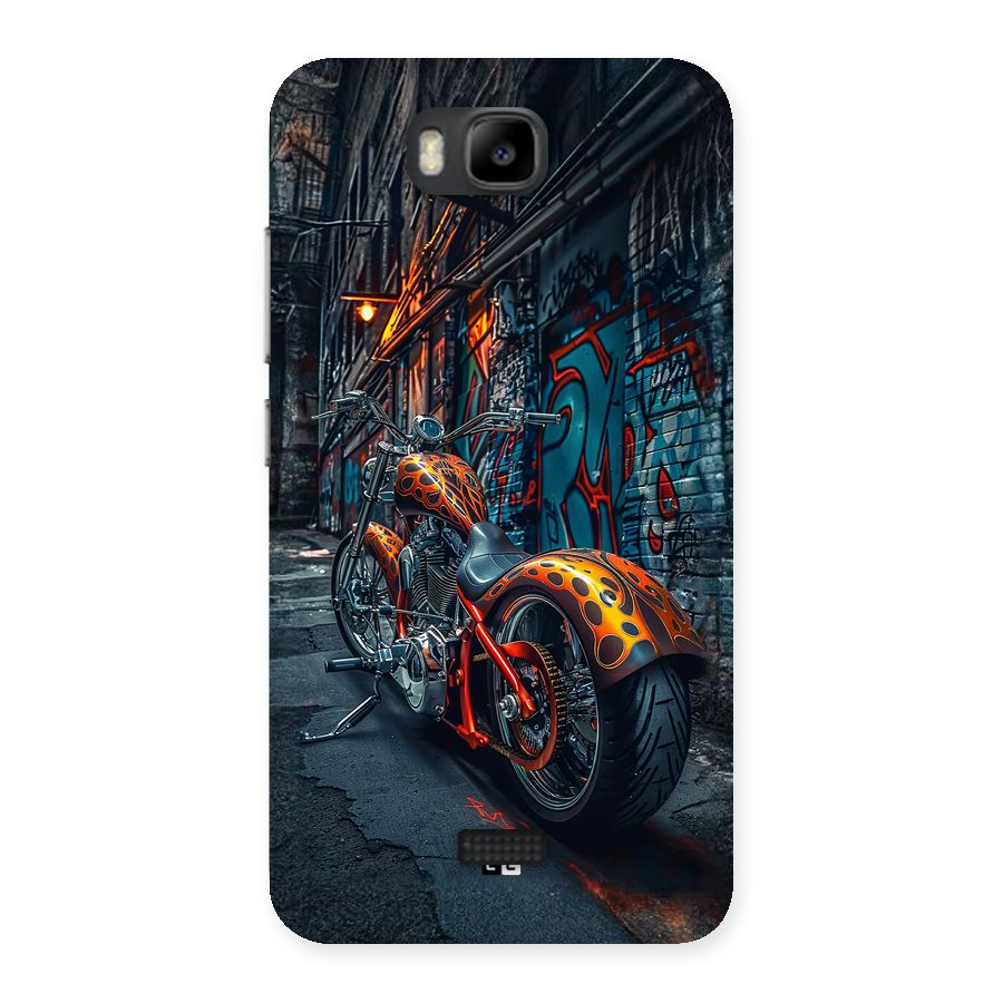 Orange Fatbike Back Case for Honor Bee
