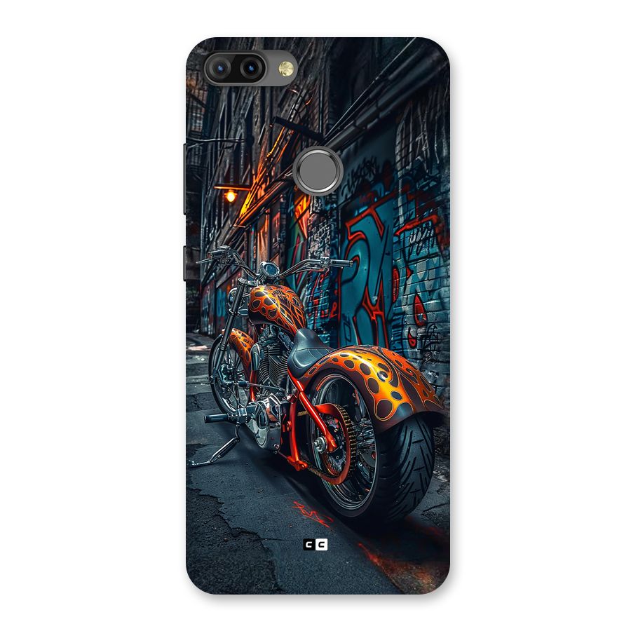 Orange Fatbike Back Case for Infinix Hot 6 Pro