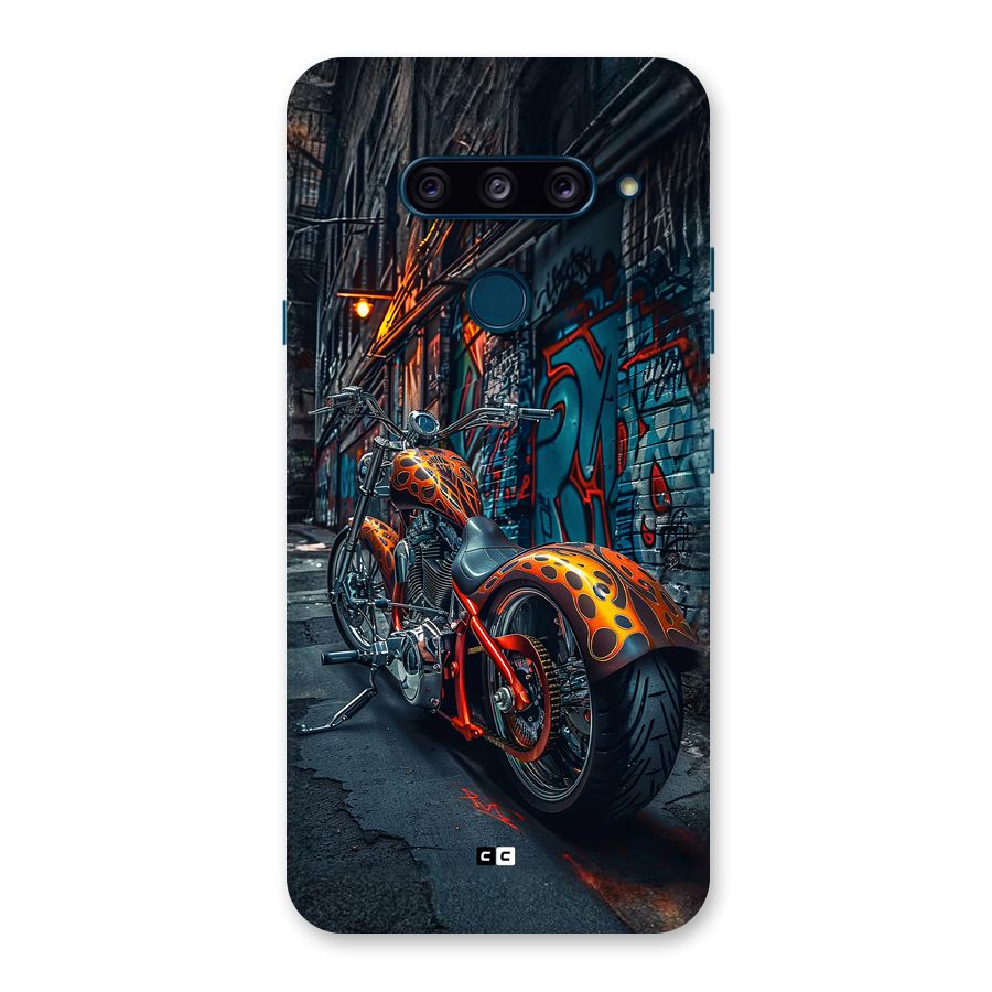 Orange Fatbike Back Case for LG  V40 ThinQ